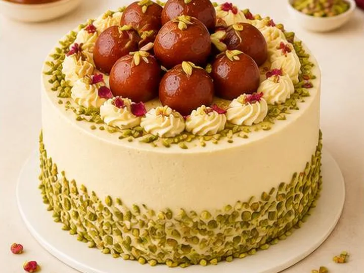 Gulab Jamun signature Cake