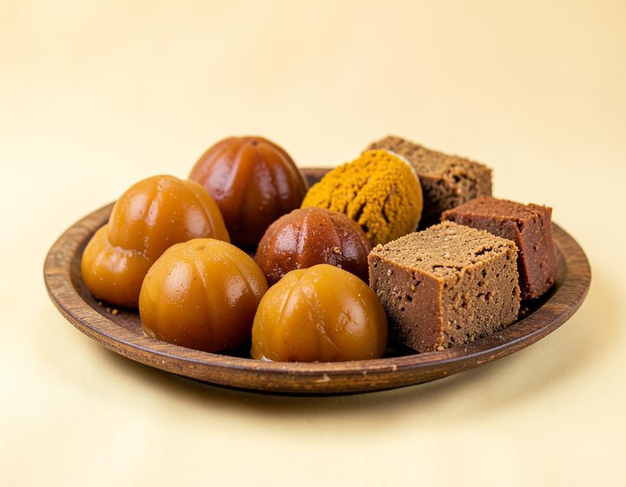 In house bakery items at Kudrat Bakehouse, Brampton